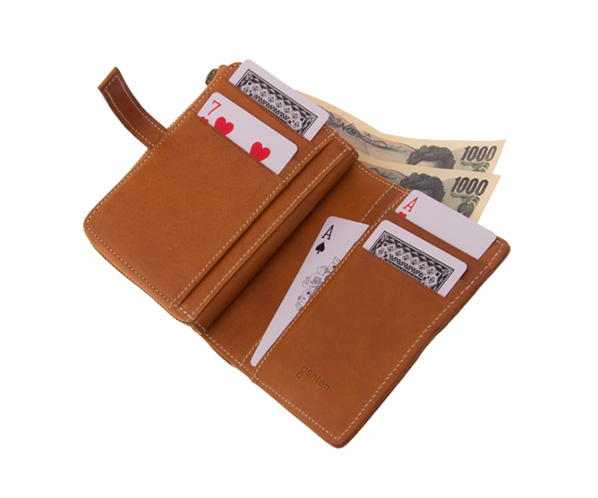 カットワーク 二つ折り財布 詳細画像 チャ 10