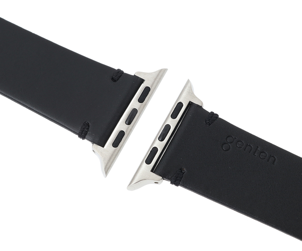 スマートウォッチ レザーバンドL（Apple Watch対応） 45mmサイズ 詳細画像 クロ 4
