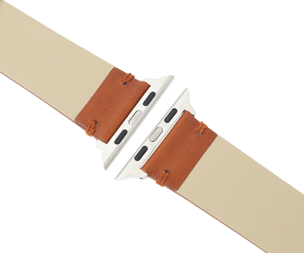 スマートウォッチ レザーバンドL（Apple Watch対応） 45mmサイズ 詳細画像 チャ 5