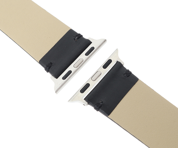 スマートウォッチ レザーバンドS（Apple Watch対応） 41mmサイズ 詳細画像 クロ 5