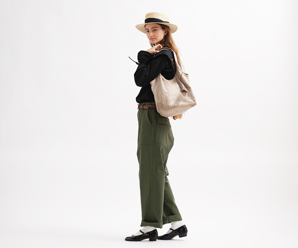 【WEB限定再入荷】リノ トートバッグ大 詳細画像 イエローブラウン 22