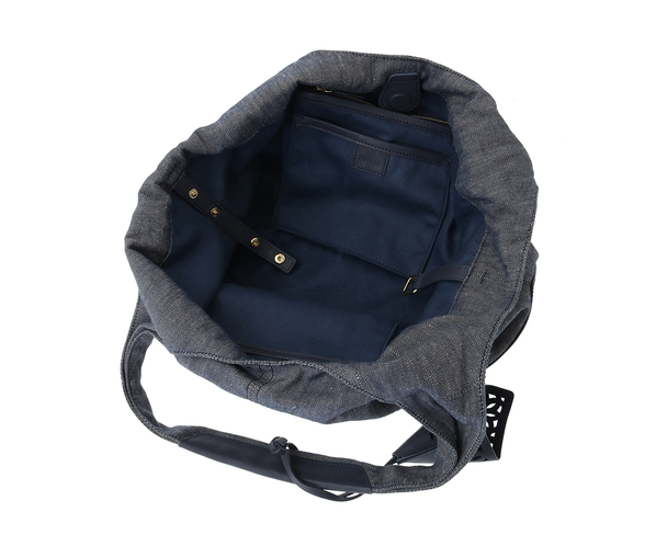 【WEB限定再入荷】リノ トートバッグ大 詳細画像 ネイビー 10