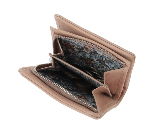 アンティーコ&times;LIBERTY 二つ折り財布 詳細画像 スモーキーサックス 12
