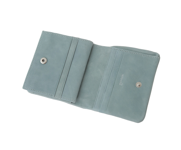 アンティーコ&times;LIBERTY 二つ折り財布 詳細画像 スモーキーサックス 9