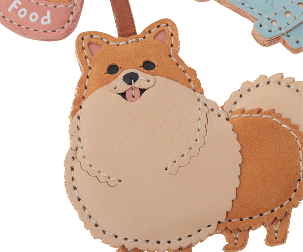 ワクワクチャーム 犬「ポメラニアン」 詳細画像 キャメル 5